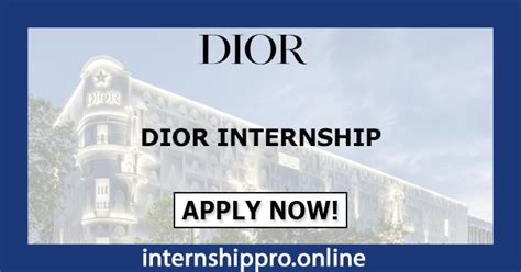 dior intern|dior summer internship.